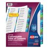 Avery Dennison Table of Contents Index Index Dividers, 32 Tabs, Double Column, Pk32 11322
